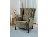 Kreslo (ušiak) Alura - olivová