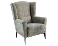 Kreslo (ušiak) Alura - sivá