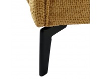 Kreslo (ušiak) Alura - žltá