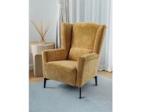 Kreslo (ušiak) Alura - žltá