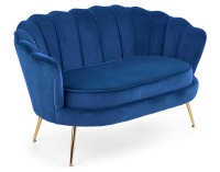 Pohovka Amorinito XL - granátová / zlatá