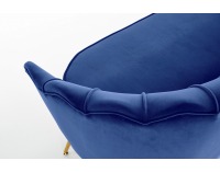 Pohovka Amorinito XL - granátová / zlatá