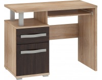 PC stôl Angel ANG-02 - sonoma svetlá / sonoma tmavá
