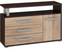 Komoda Angel ANG-04 - sonoma tmavá / sonoma svetlá