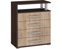 Komoda Angel ANG-06 - sonoma tmavá / sonoma svetlá