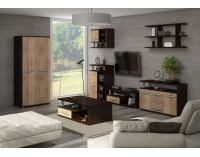 TV stolík Angel ANG-12 - sonoma tmavá / sonoma svetlá