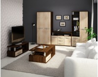 TV stolík Angel ANG-12 - sonoma tmavá / sonoma svetlá