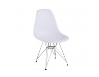 Jedálenská stolička Anisa New - biela / chróm