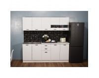 Kuchynská linka Anita New 200 - biela matná / biela