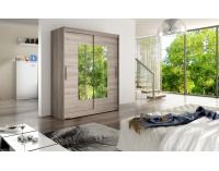 Šatníková skriňa s posuvnými dverami Westa 3 - trufle