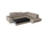 Rohová sedačka s rozkladom a úložným priestorom Anton Roh P - béžová