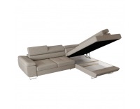 Rohová sedačka s rozkladom a úložným priestorom Anton Roh P - béžová