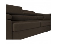 Rohová sedačka s rozkladom a úložným priestorom Anton Roh P - hnedá