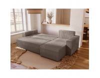 Rohová sedačka s rozkladom Apel Roh L/P - sivobéžová (taupe)