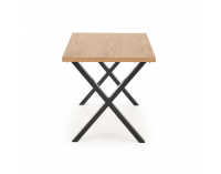 Jedálenský stôl Apex 120 - dub prírodný / čierna