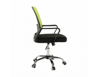 Kancelárska stolička s podrúčkami Apolo - zelená / čierna