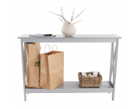 Konzolový stolík Apolos - svetlosivá