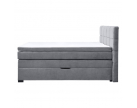 Boxspringová manželská pocketová posteľ April 160x200 cm - sivá