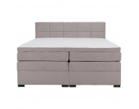 Boxspringová manželská pocketová posteľ April 160x200 cm - sivohnedá (taupe)