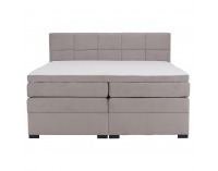 Boxspringová manželská pocketová posteľ April 160x200 cm - sivohnedá (taupe)