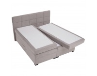Boxspringová manželská pocketová posteľ April 160x200 cm - sivohnedá (taupe)