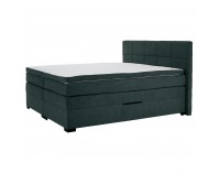 Boxspringová manželská pocketová posteľ April 160x200 cm - zelená