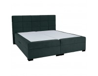Boxspringová manželská pocketová posteľ April 160x200 cm - zelená