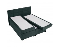 Boxspringová manželská pocketová posteľ April 160x200 cm - zelená