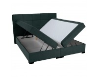 Boxspringová manželská pocketová posteľ April 160x200 cm - zelená