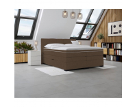 Boxspringová manželská pocketová posteľ April 180x200 cm - hnedá