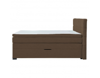 Boxspringová manželská pocketová posteľ April 180x200 cm - hnedá