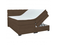 Boxspringová manželská pocketová posteľ April 180x200 cm - hnedá