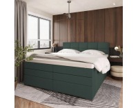 Boxspringová manželská pocketová posteľ April 180x200 cm - zelená