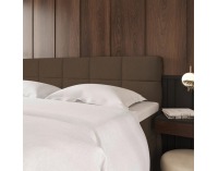 Boxspringová manželská pocketová posteľ April 200x200 cm - hnedá