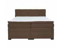 Boxspringová manželská pocketová posteľ April 200x200 cm - hnedá