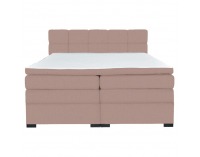 Boxspringová manželská pocketová posteľ April 200x200 cm - ružová