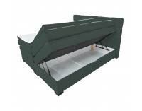 Boxspringová manželská pocketová posteľ April 200x200 cm - zelená