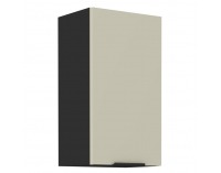 Horná kuchynská skrinka Araka 40 G-72 1F - kašmír / čierna