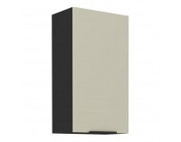 Horná kuchynská skrinka Araka 50 G-90 1F - kašmír / čierna