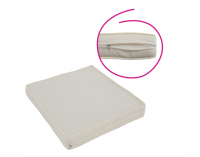 Záhradné kreslo Araly - prírodná / béžová / čierna