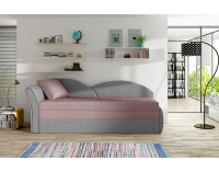 Rozkladacia pohovka Arco L - ružová / sivá