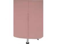 Kancelárske kreslo Argus - ružová (Velvet) / chróm