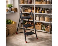 Skladacie schodíky Arko 3 - čierna