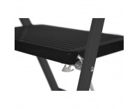 Skladacie schodíky Arko 3 - čierna