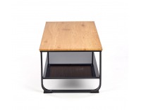 Konferenčný stolík Artiga - dub zlatý / čierna