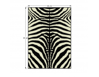 Koberec Arwen 40x60 cm - vzor zebra