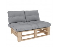 Vankúše na paletové sedenie Aryo 2 New - svetlosivá