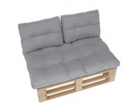 Vankúše na paletové sedenie Aryo 2 New - svetlosivá