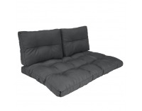 Vankúše na paletové sedenie Aryo 2 New - tmavosivá