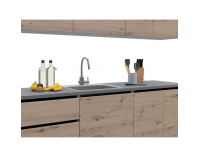 Kuchynská linka Asti 200 - dub artisan / grafit